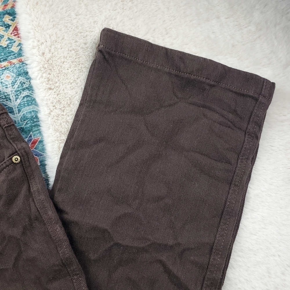 Woolrich Brown Pull On Pants Women Medium - Picture 3 of 8